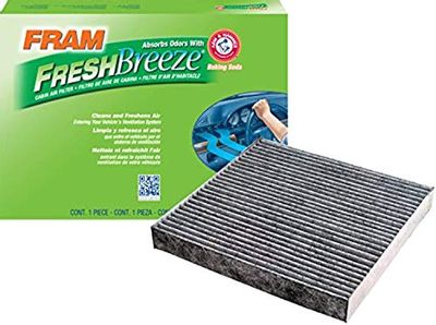 Fram CF10134 Fresh Breeze Cabin Air Filter with Arm & Hammer Baking Soda for Honda Vehicles, white $14.99 (Reg $22.41)