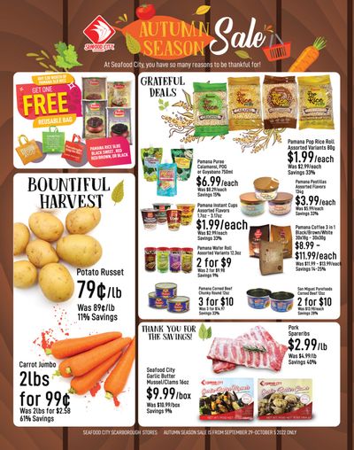 Seafood City Supermarket (ON) Flyer September 29 to October 5