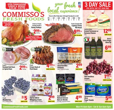Commisso's Fresh Foods Flyer September 30 to October 6