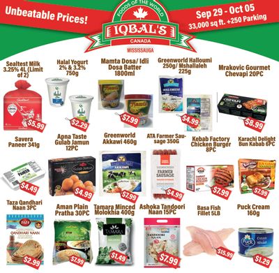 Iqbal Foods (Mississauga) Flyer September 29 to October 5