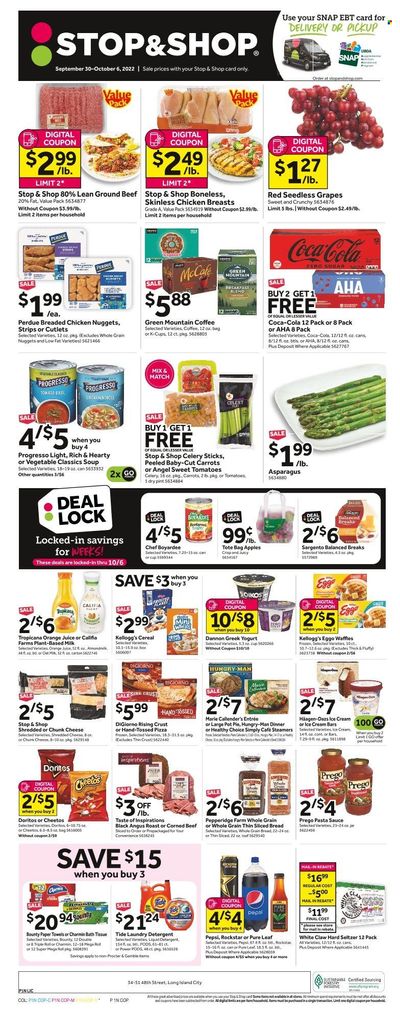 Stop & Shop (NY) Weekly Ad Flyer Specials September 30 to October 6, 2022
