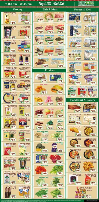 Nations Fresh Foods (Mississauga) Flyer September 30 to October 6