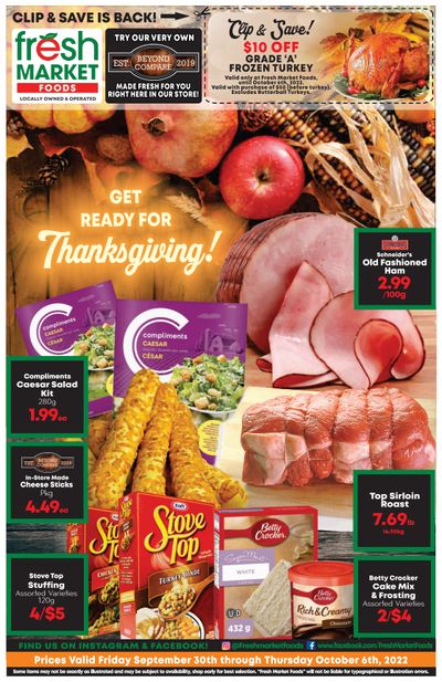 Fresh Market Foods Flyer September 30 to October 6
