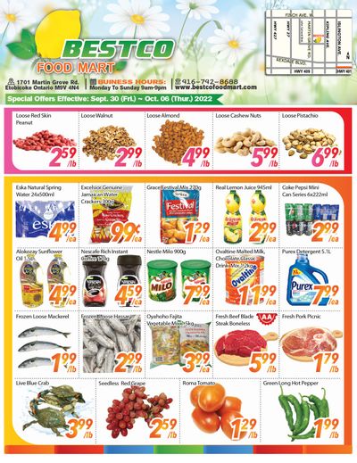 BestCo Food Mart (Etobicoke) Flyer September 30 to October 6