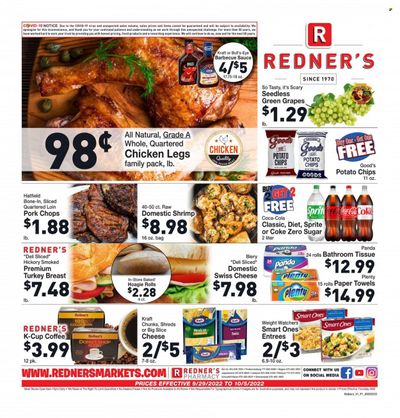 Redner's Markets (DE, MD, PA) Weekly Ad Flyer Specials September 29 to October 5, 2022