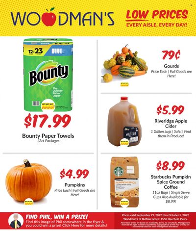 Woodman's Markets (IL, WI) Weekly Ad Flyer Specials September 29 to October 4, 2022