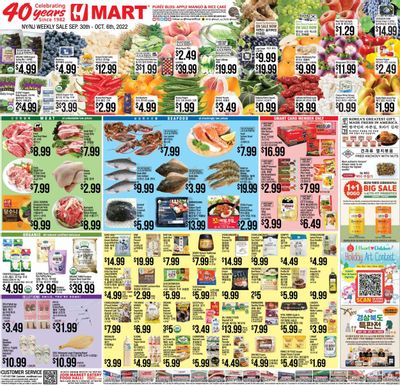 Hmart Weekly Ad Flyer Specials September 30 to October 6, 2022