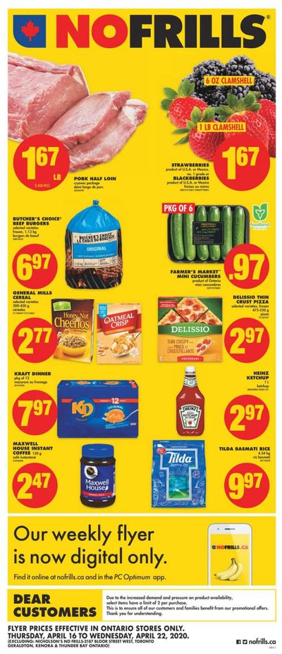 No Frills (ON) Flyer April 16 to 22