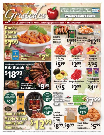 Gristedes (NY) Weekly Ad Flyer Specials September 30 to October 6, 2022