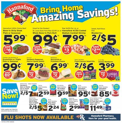 Hannaford (NY) Weekly Ad Flyer Specials October 2 to October 8, 2022