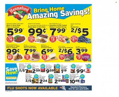 Hannaford (VT) Weekly Ad Flyer Specials October 2 to October 8, 2022
