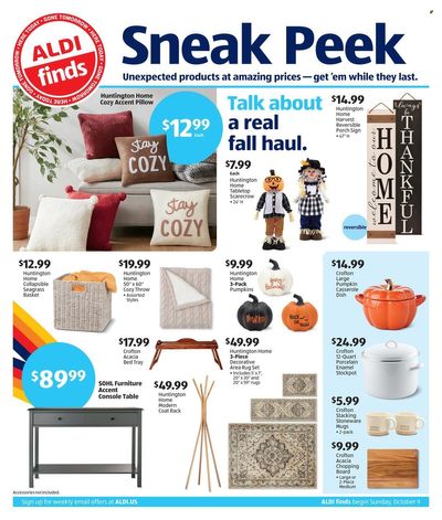 ALDI (MI, MN, NJ, NY, PA, VT) Weekly Ad Flyer Specials October 9 to October 15, 2022