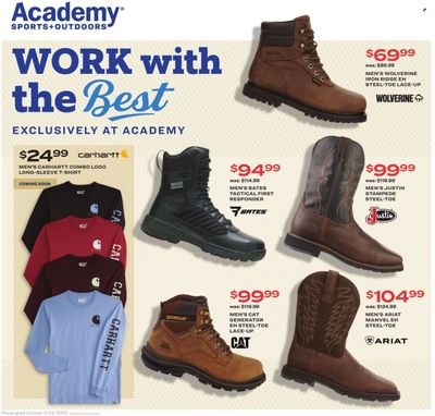 Academy Sports + Outdoors Weekly Ad Flyer Specials October 3 to October 23, 2022