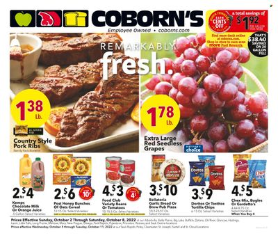 Coborn's (MN, SD) Weekly Ad Flyer Specials October 2 to October 8, 2022