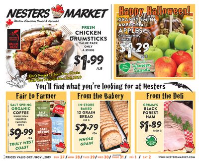Nesters Market Flyer October 27 to November 2