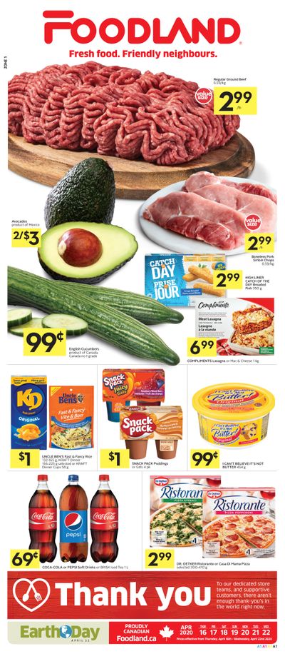 Foodland (ON) Flyer April 16 to 22