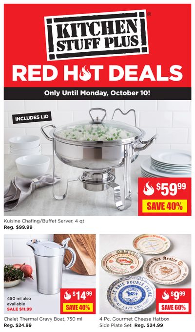 Kitchen Stuff Plus Red Hot Deals Flyer October 3 to 10