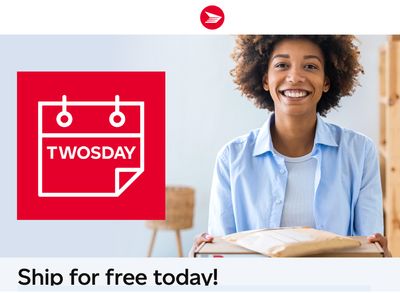 Canada Post Ship for FREE Today & Every Tuesday in October