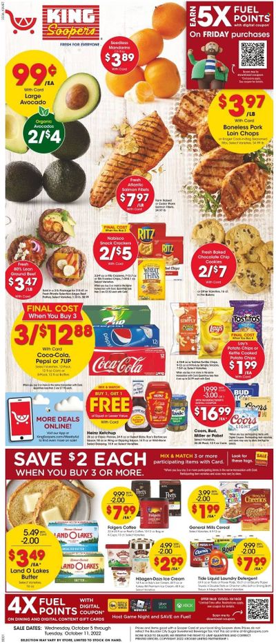 King Soopers (CO) Weekly Ad Flyer Specials October 5 to October 11, 2022