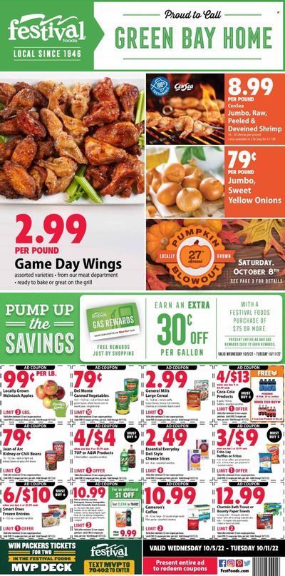 Festival Foods (WI) Weekly Ad Flyer Specials October 5 to October 11, 2022