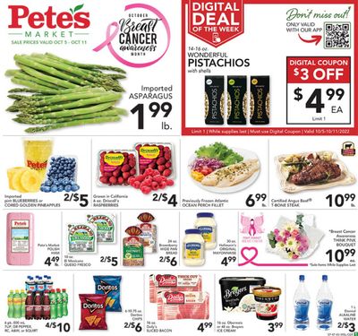 Pete's Fresh Market (IL) Weekly Ad Flyer Specials October 5 to October 11, 2022