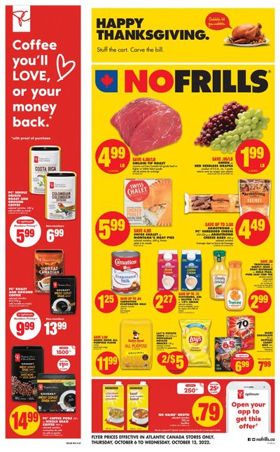 No Frills (Atlantic) Flyer October 6 to 12