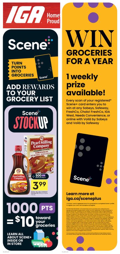 IGA (West) Flyer October 6 to 12