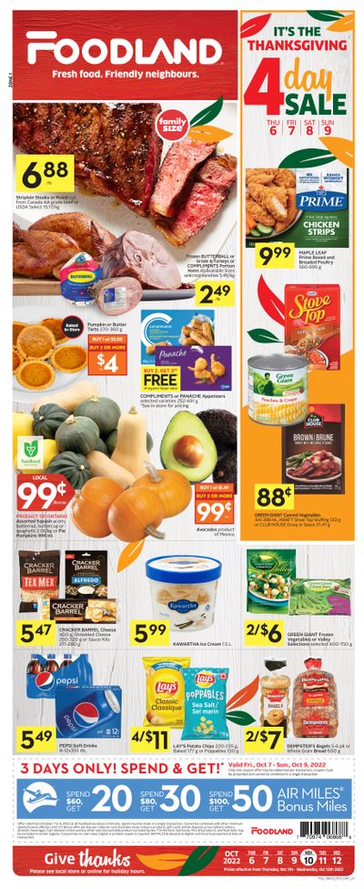 Foodland (ON) Flyer October 6 to 12