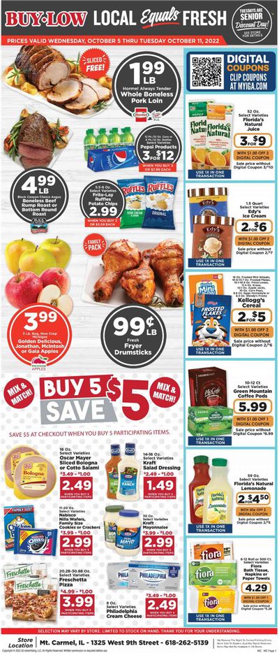 IGA (IL) Weekly Ad Flyer Specials October 5 to October 11, 2022 IGA (IL) Weekly Ad Flyer Specials October 5 to October 11, 2022