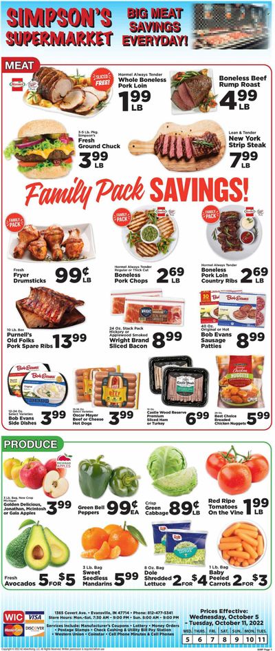 IGA (IN) Weekly Ad Flyer Specials October 5 to October 11, 2022