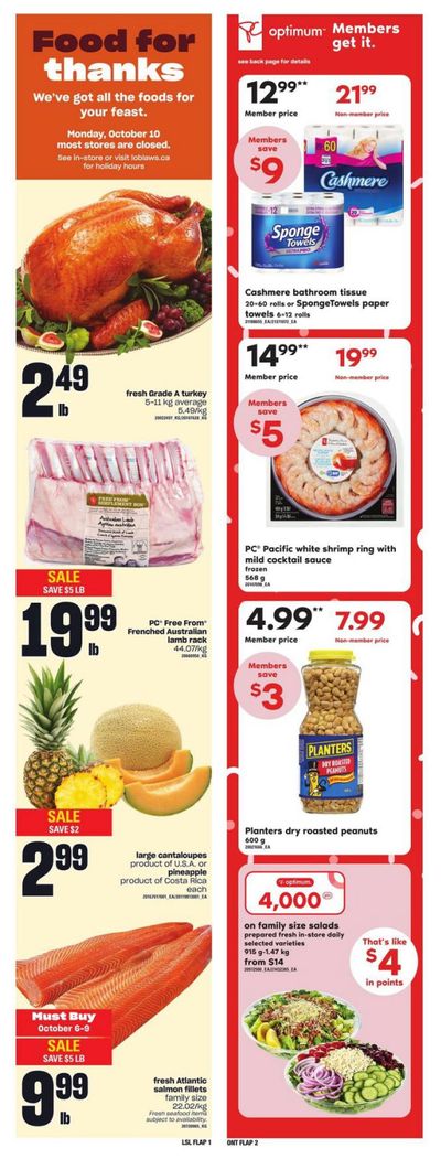 Loblaws (ON) Flyer October 6 to 12