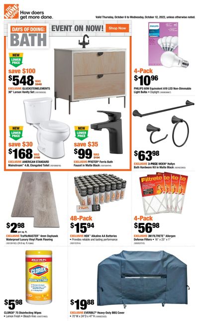 Home Depot (ON) Flyer October 6 to 12