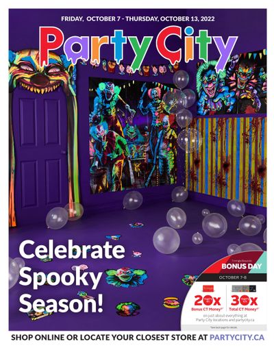Party City Flyer October 7 to 13