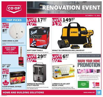Co-op (West) Home Centre Flyer October 6 to 12