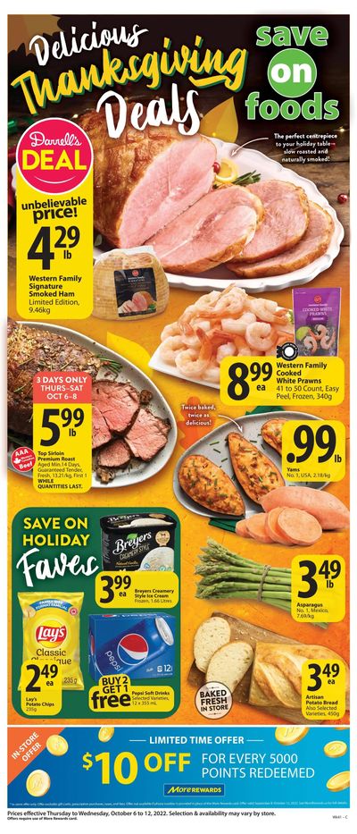 Save on Foods (SK) Flyer October 6 to 12