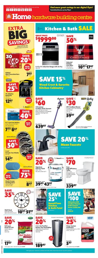 Home Hardware Building Centre (ON) Flyer October 6 to 12