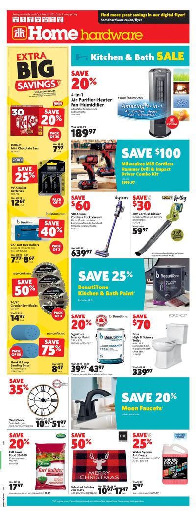 Home Hardware (Atlantic) Flyer October 6 to 12