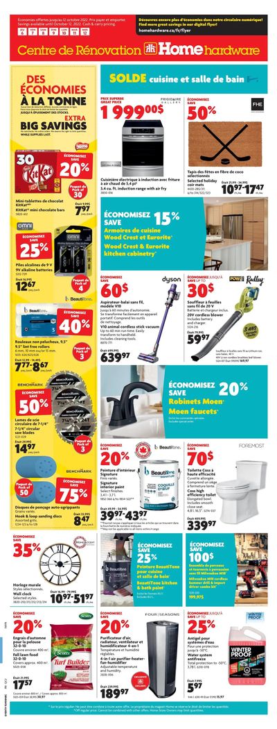 Home Hardware Building Centre (QC) Flyer October 6 to 12