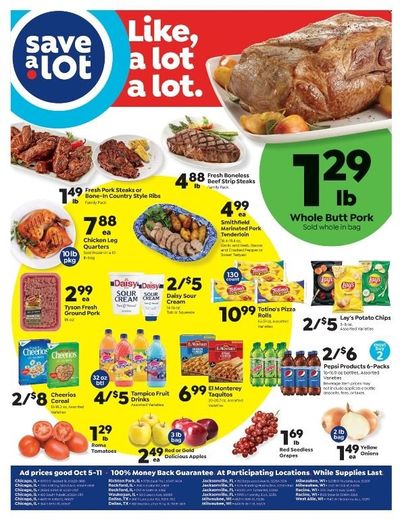 Save a Lot Weekly Ad Flyer Specials October 5 to October 11, 2022