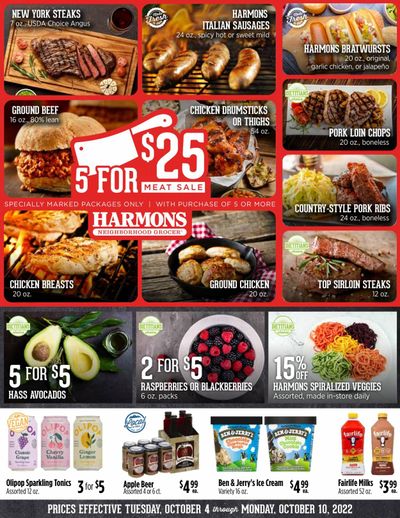Harmons (UT) Weekly Ad Flyer Specials October 4 to October 10, 2022