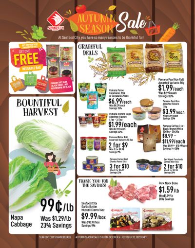 Seafood City Supermarket (ON) Flyer October 6 to 12