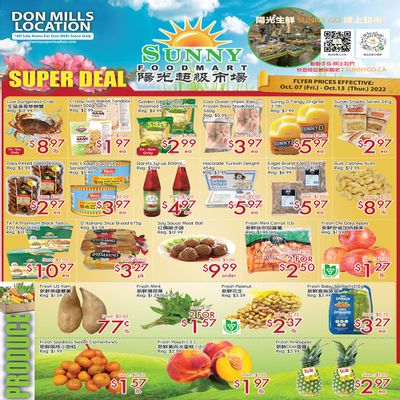 Sunny Foodmart (Don Mills) Flyer October 7 to 13