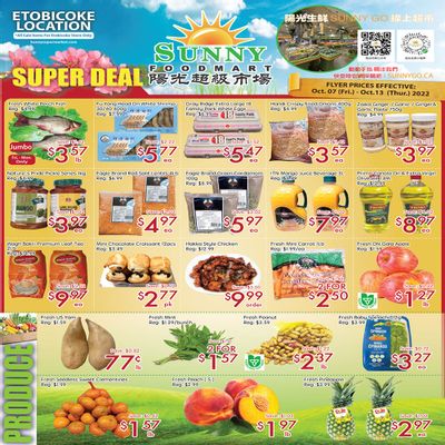 Sunny Foodmart (Etobicoke) Flyer October 7 to 13