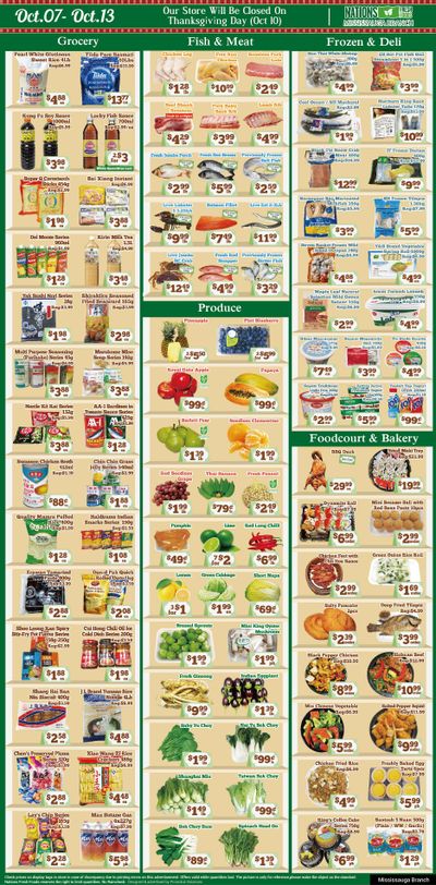 Nations Fresh Foods (Mississauga) Flyer October 7 to 13