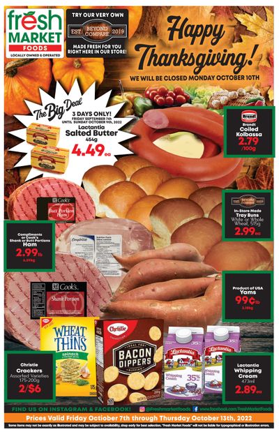 Fresh Market Foods Flyer October 7 to 13