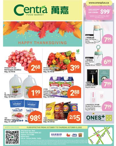Centra Foods (North York) Flyer October 7 to 13