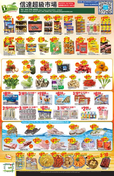 Btrust Supermarket (North York) Flyer October 7 to 13