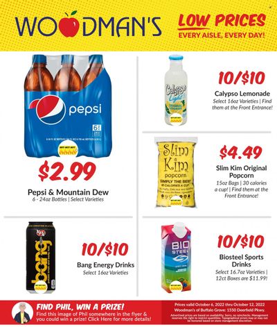 Woodman's Markets (IL, WI) Weekly Ad Flyer Specials October 6 to October 12, 2022