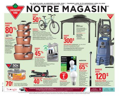 Canadian Tire (QC) Flyer April 16 to 22