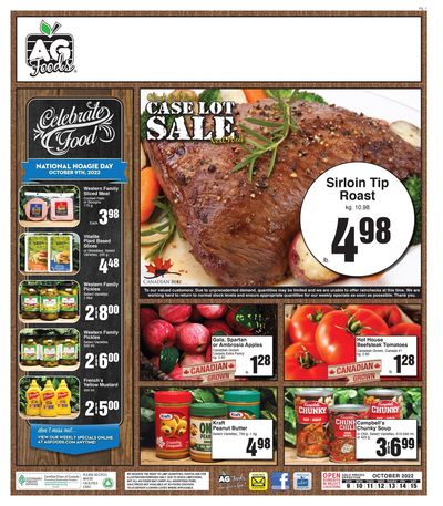 AG Foods Flyer October 9 to 15